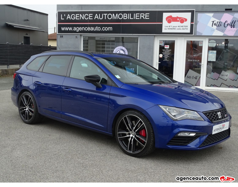 Compra de Carros Usados, Carros Usados Baratos | Auto Immo Seat Leon ST CUPRA 2.0 TSI 300 DSG6 TOIT OUVRANT Bleu Ano 2018 Automatique Essence